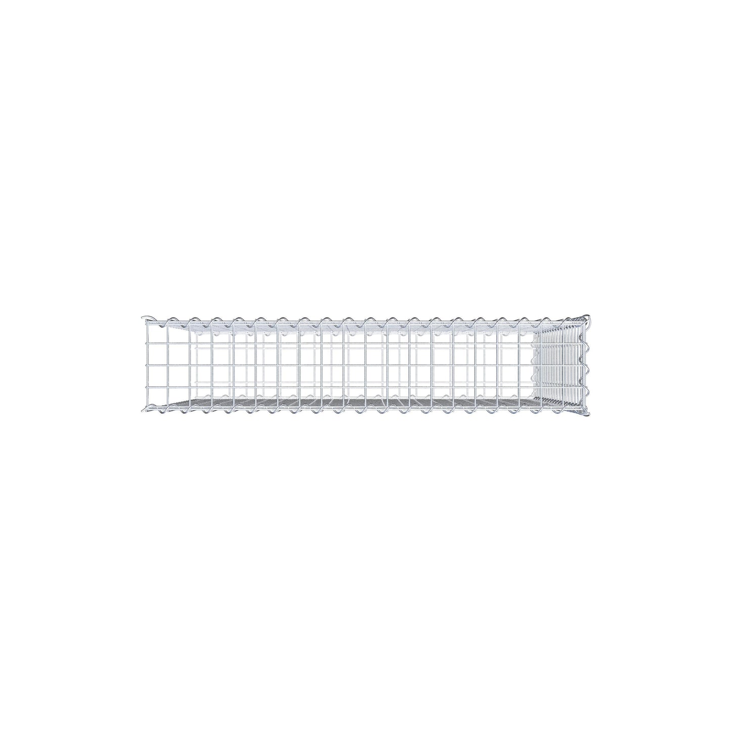 Gavión complementario tipo 2 100 cm x 90 cm x 20 cm (L x A x P), malla 5 cm x 5 cm, espiral