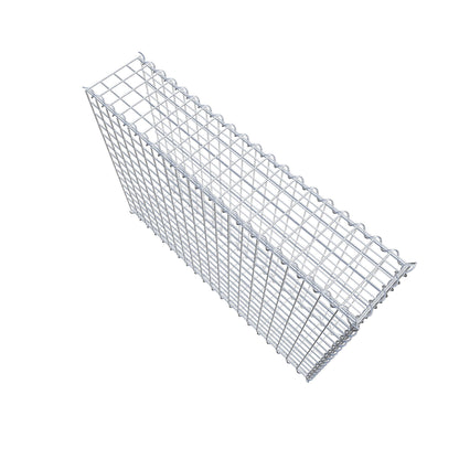 Gabion rapporté type 2 100 cm x 70 cm x 20 cm (L x H x P), mailles 5 cm x 5 cm, spirale