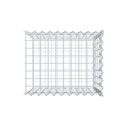 Anbaugabione Typ 2 50 cm x 40 cm x 40 cm (L x H x T), Maschenweite 5 cm x 10 cm, Spirale