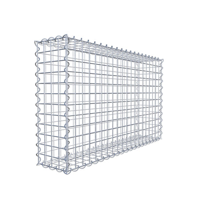 Schanskorf 100 cm x 60 cm x 20 cm (L x H x D), maaswijdte 5 cm x 5 cm, spiraalvormig