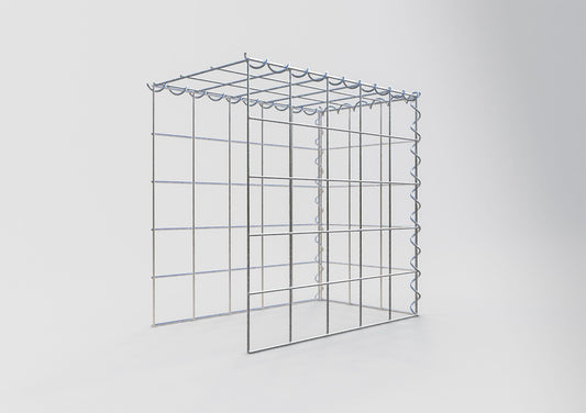 Gavión adicional tipo 4 50 cm x 50 cm x 30 cm (L x A x P), malla 10 cm x 10 cm, en espiral