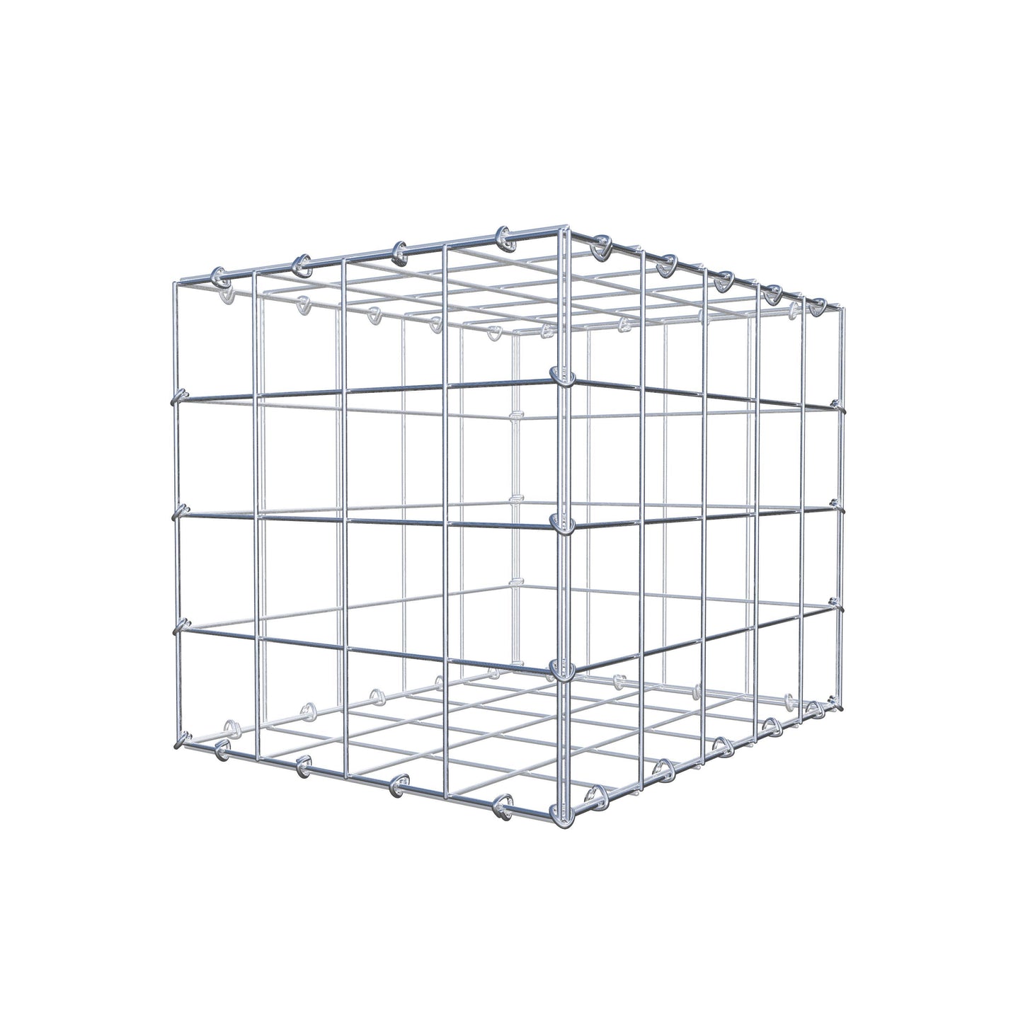 Schanskorf 50 cm x 40 cm x 40 cm (L x H x D), maaswijdte 10 cm x 10 cm, C-ring