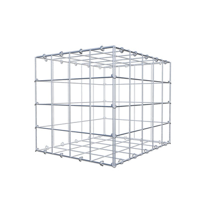 Schanskorf 50 cm x 40 cm x 40 cm (L x H x D), maaswijdte 10 cm x 10 cm, C-ring