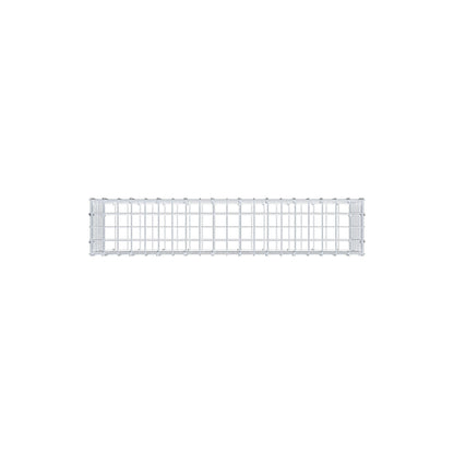 Gabion 100 cm x 30 cm x 20 cm (L x H x P), mailles 5 cm x 5 cm, anneau en C