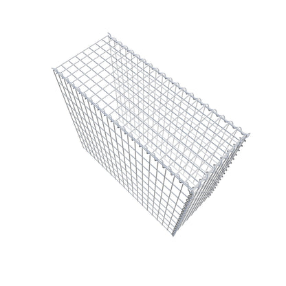 Gabião Tipo 4 100 cm x 90 cm x 40 cm (C x A x P), malhagem 5 cm x 10 cm, espiral