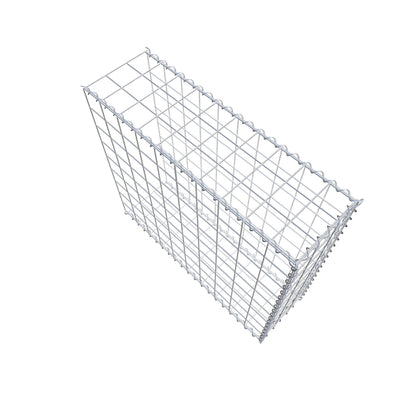 Gavión adulto tipo 2 100 cm x 90 cm x 30 cm (largo x alto x profundidad), tamaño de malla 10 cm x 10 cm, espiral
