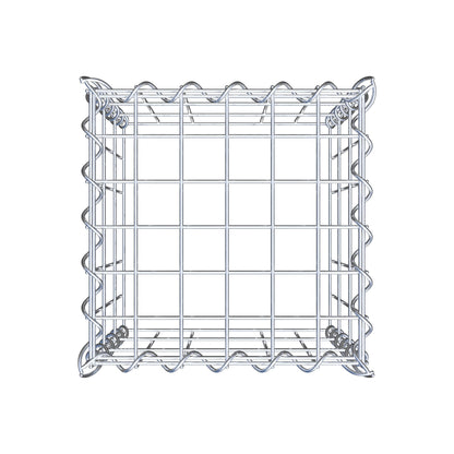 Grown-on gabion type 3 30 cm x 30 cm x 30 cm (L x H x D), mesh size 5 cm x 10 cm, spiral