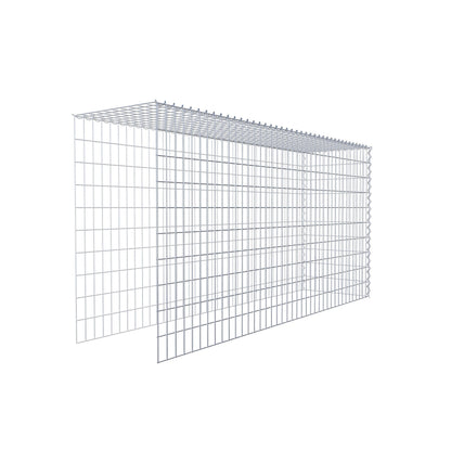 Anbaugabione Typ 4 200 cm x 100 cm x 50 cm (L x H x T), Maschenweite 5 cm x 10 cm, Spirale