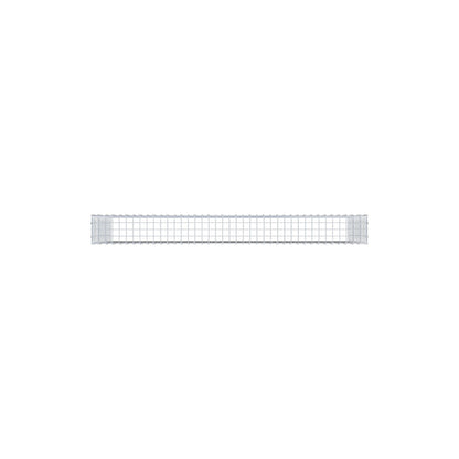 Monteret gabion type 3 200 cm x 100 cm x 20 cm (L x H x D), maskestørrelse 5 cm x 5 cm, C-ring