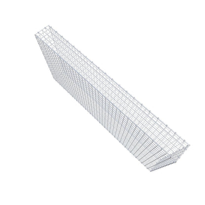Gavión 200 cm x 100 cm x 20 cm (L x A x P), luz de malla 5 x 5 cm, anillo en espiral