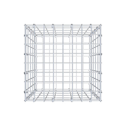 Schanskorf 50 cm x 40 cm x 40 cm (L x H x D), maaswijdte 5 cm x 10 cm, C-ring
