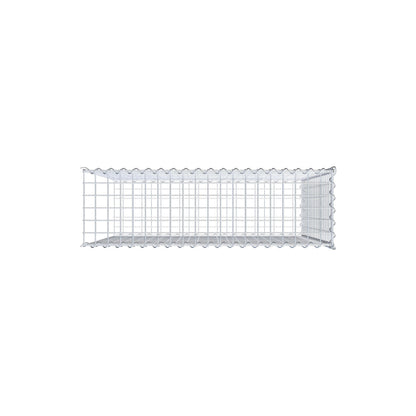 Grown-on gabion type 2 100 cm x 100 cm x 30 cm (L x H x D), mesh size 5 cm x 5 cm, spiral