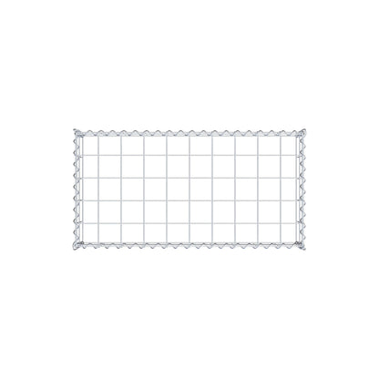 Gavión complementario tipo 3 100 cm x 20 cm x 50 cm (L x A x P), malla 10 cm x 10 cm, espiral