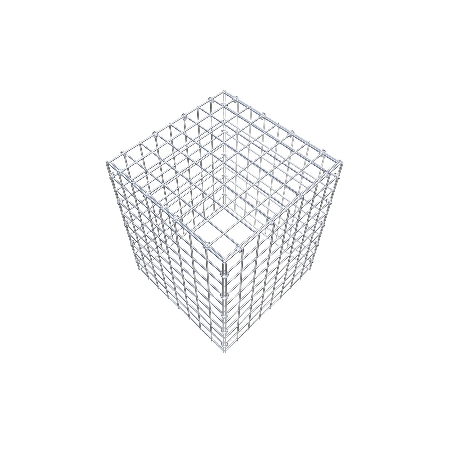 Pila adicional tipo 3 50 cm x 40 cm x 40 cm (L x A x P), malla 5 cm x 5 cm, anillo en C