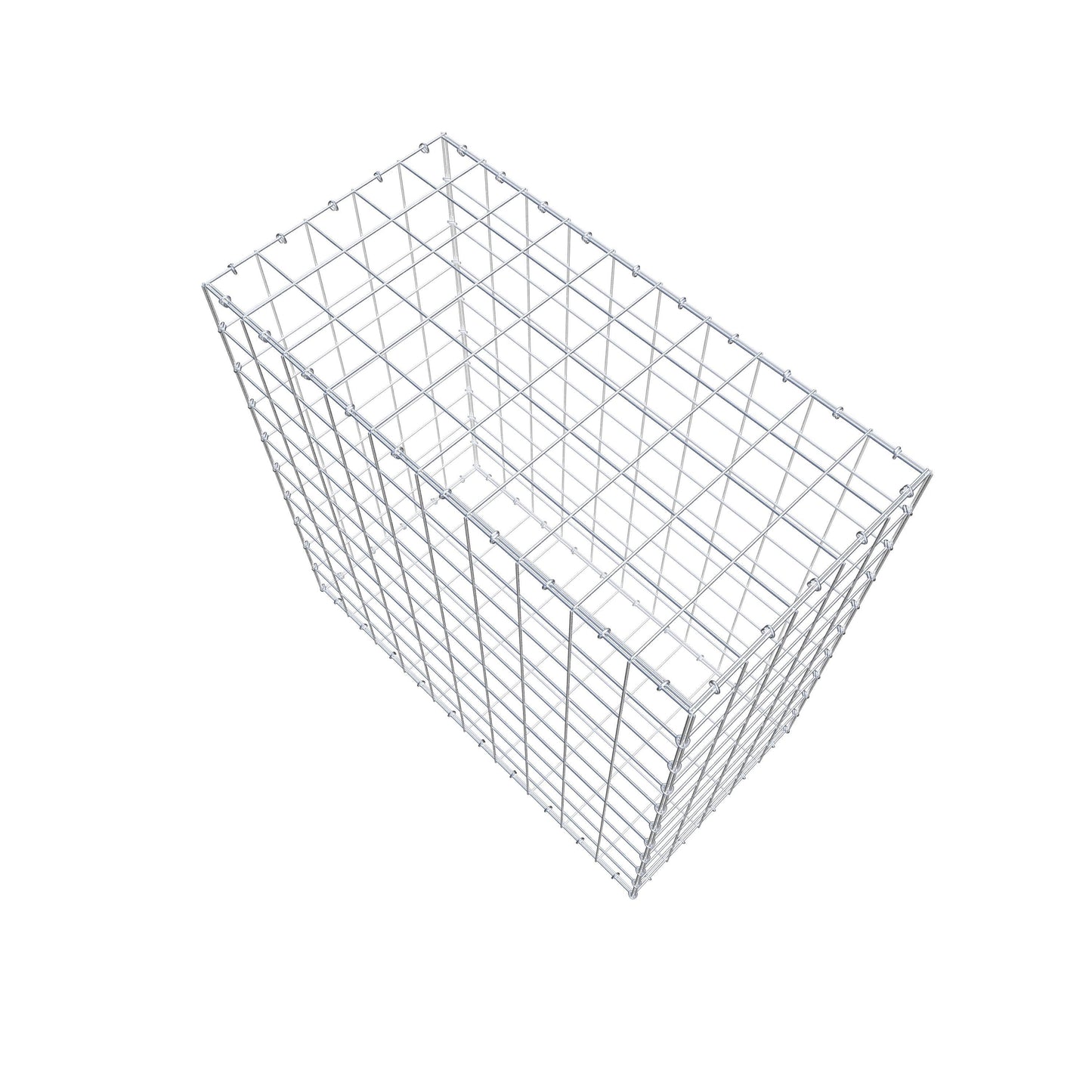 Schanskorf 100 cm x 100 cm x 50 cm (L x H x D), maaswijdte 10 cm x 10 cm, C-ring