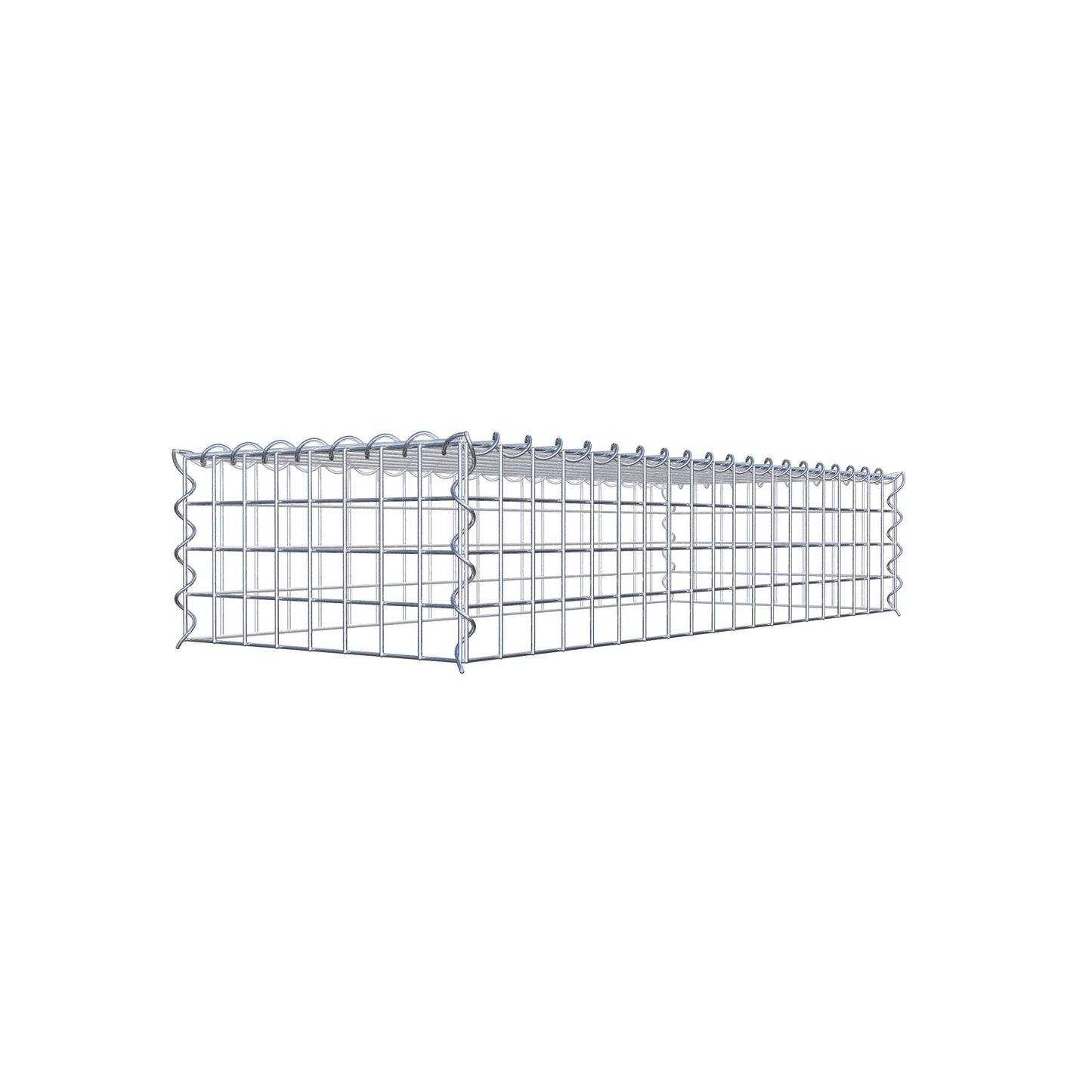 Gavión complementario tipo 3 100 cm x 20 cm x 40 cm (L x A x P), malla 5 cm x 5 cm, espiral