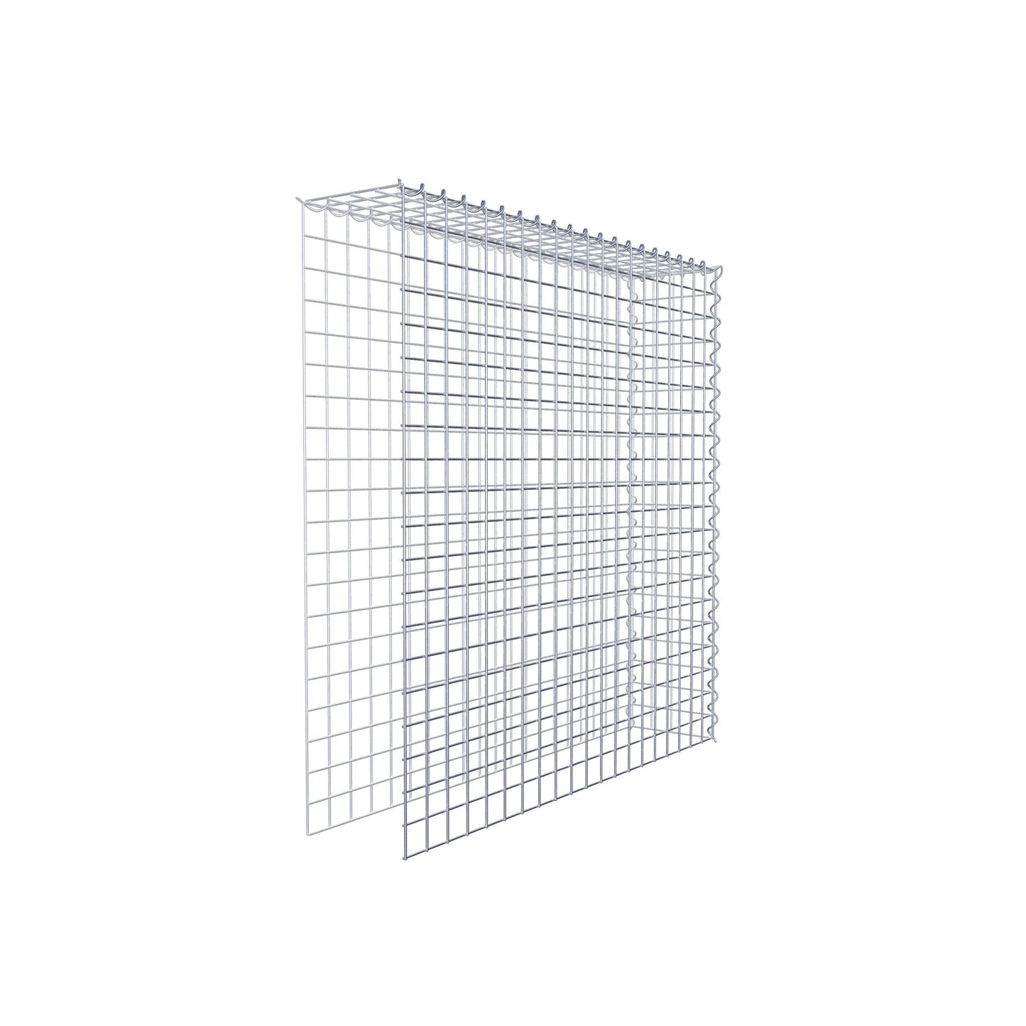 Gavión complementario tipo 4 100 cm x 100 cm x 20 cm (L x A x P), malla 5 cm x 5 cm, espiral