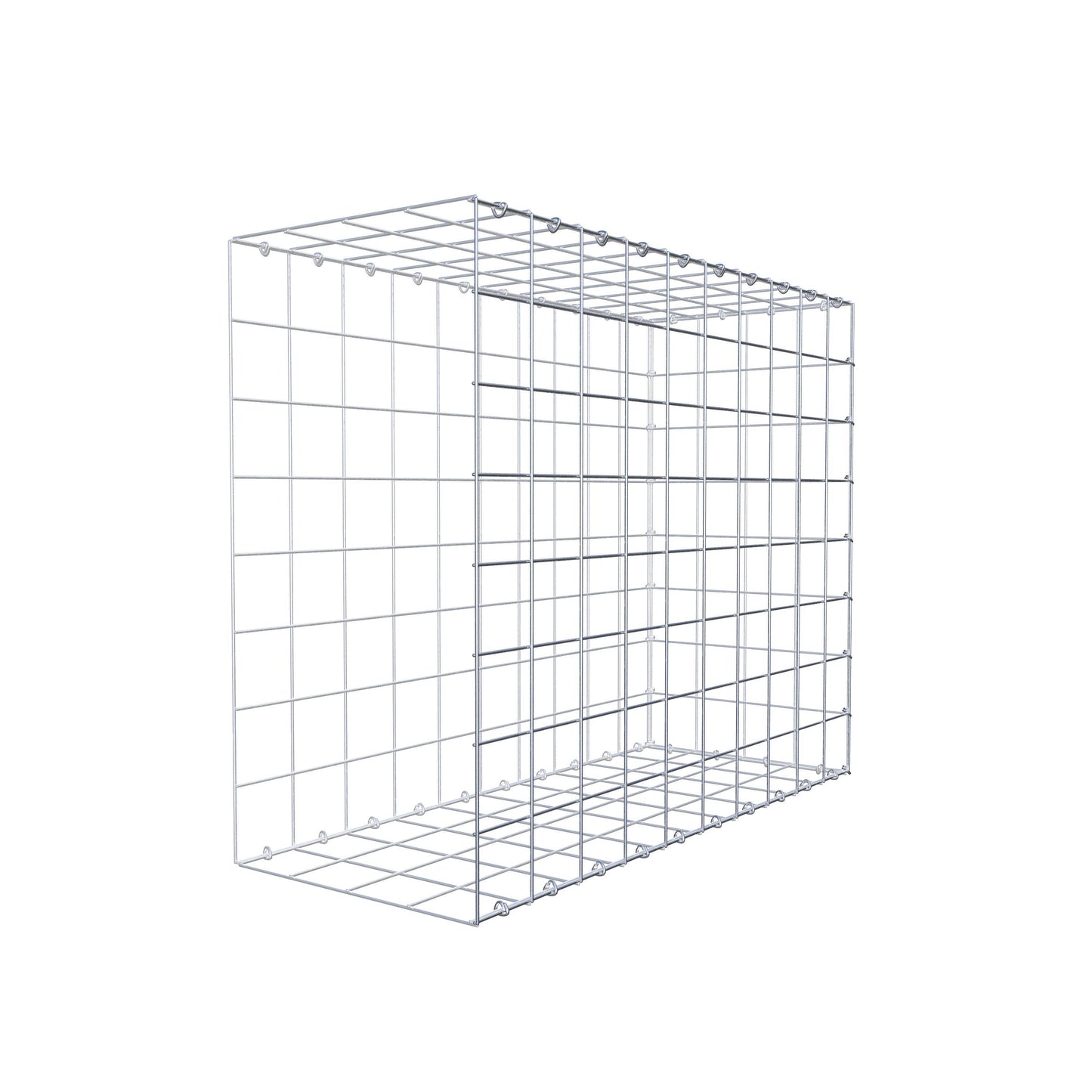 Gabbione aggiuntivo di tipo 2 100 cm x 80 cm x 40 cm (L x H x P), maglia 10 cm x 10 cm, anello a C