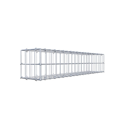 Schanskorf 100 cm x 20 cm x 20 cm (L x H x D), maaswijdte 5 cm x 10 cm, C-ring