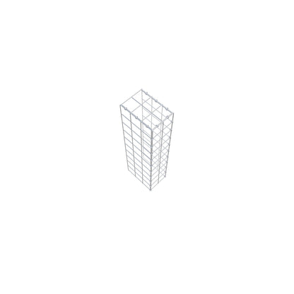 Gavión adicional tipo 4 100 cm x 30 cm x 20 cm (L x A x P), malla 10 cm x 10 cm, anillo en C