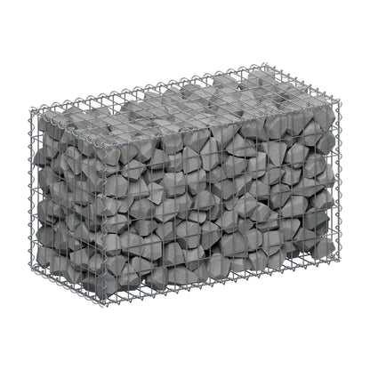 Gabion 100 cm x 60 cm x 50 cm (L x H x P), mailles 5 cm x 10 cm, spirale