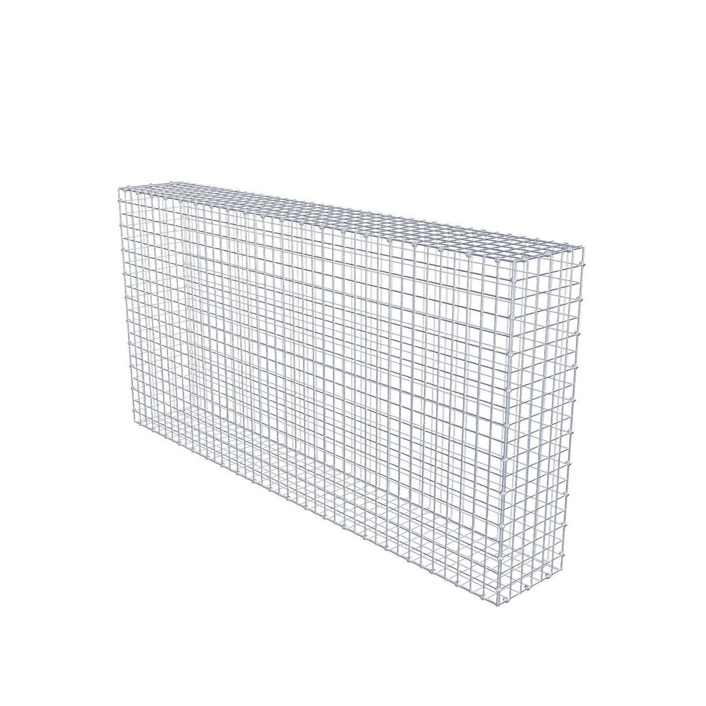 Gabbione 200 cm x 100 cm x 30 cm (L x H x P), maglia 5 x 5 cm, anello a spirale