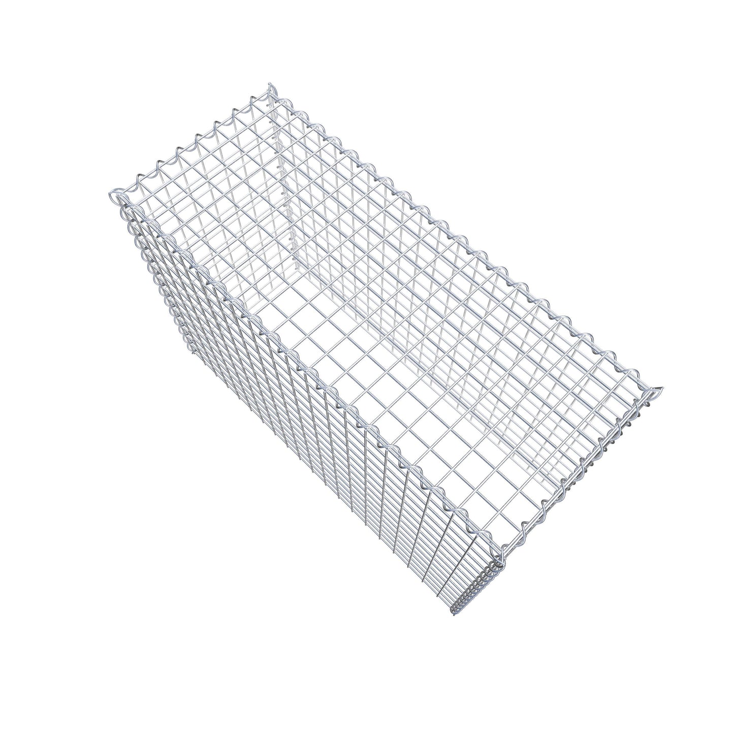 Gavión complementario tipo 3 100 cm x 70 cm x 40 cm (L x A x P), malla 5 cm x 5 cm, espiral