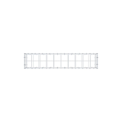 Gabbione 100 cm x 20 cm x 20 cm (L x H x P), maglia 10 cm x 10 cm, anello a C