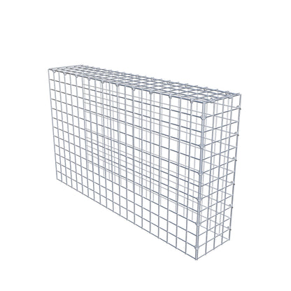 Gabião Tipo 4 100 cm x 60 cm x 20 cm (C x A x P), malhagem 5 cm x 5 cm, anel C