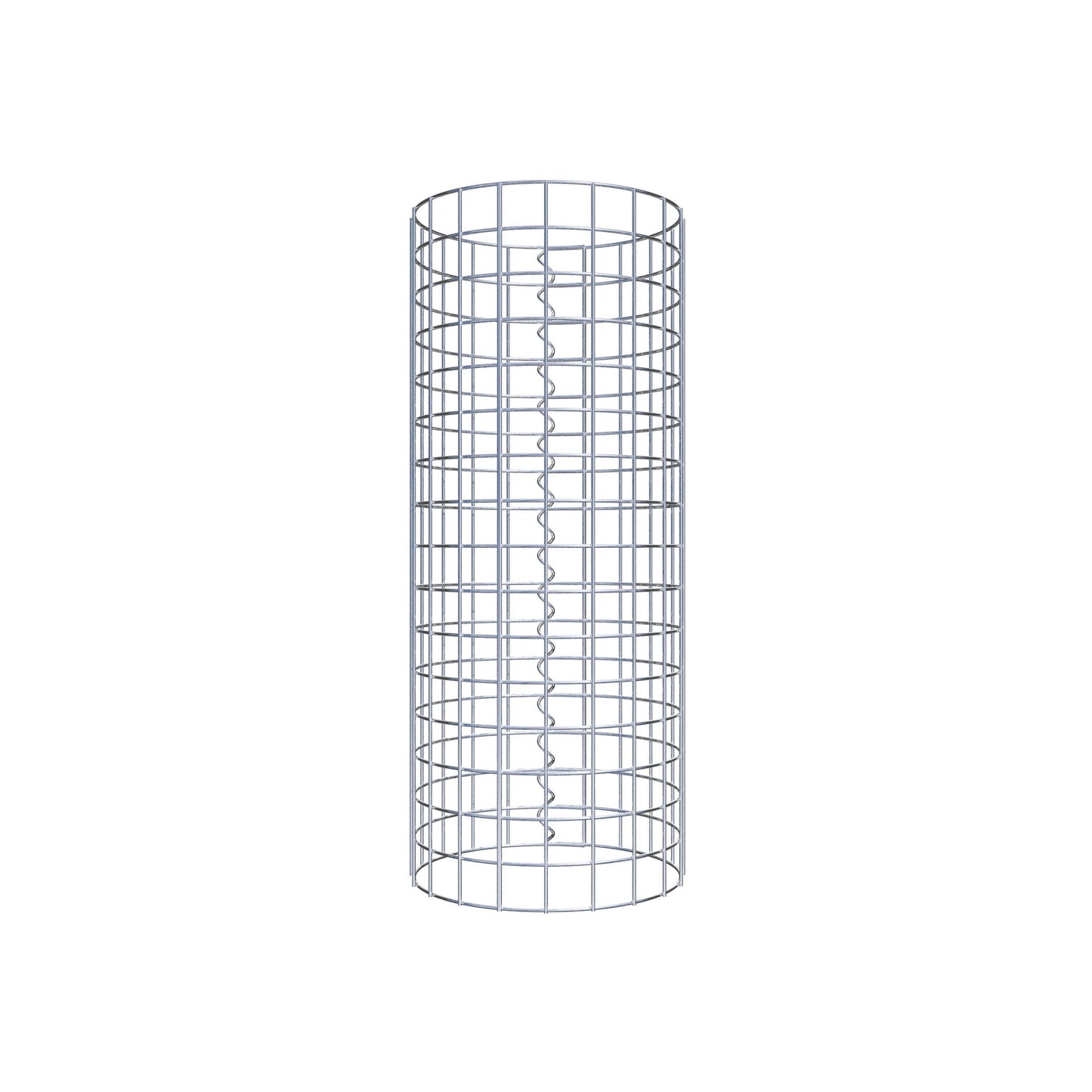 Colonna gabbionata rotonda 32 cm di diametro, 80 cm di altezza, maglia 5 cm x 5 cm