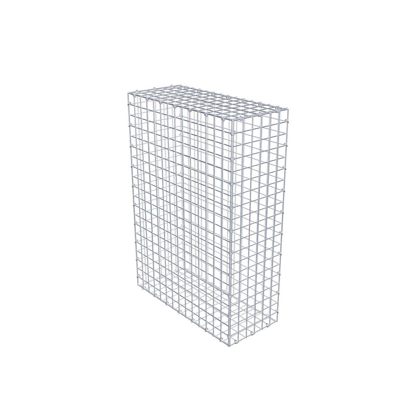 Gavión 100 cm x 70 cm x 30 cm (L x A x P), luz de malla 5 cm x 5 cm, anillo en C