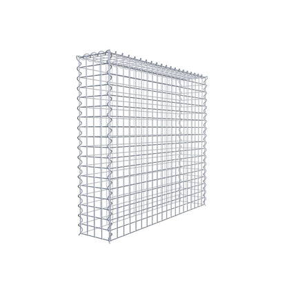 Gavión adulto tipo 3 100 cm x 90 cm x 20 cm (largo x alto x profundidad), tamaño de malla 5 cm x 5 cm, espiral