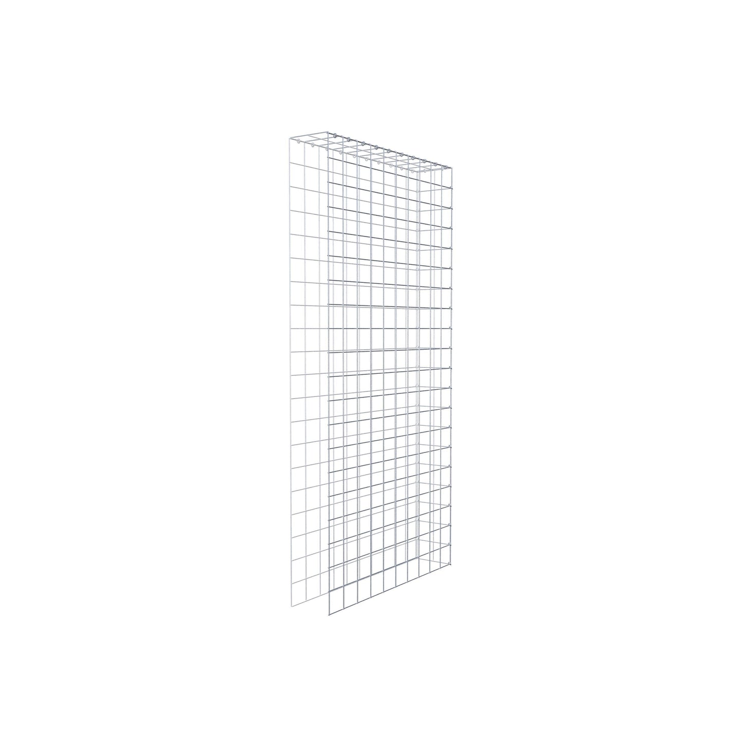 Extra gabion typ 4 200 cm x 100 cm x 20 cm (L x H x D), maskstorlek 10 cm x 10 cm, C-ring