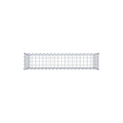 Set van 2 schanskorven 100 cm x 50 cm x 20 cm (L x H x D), maaswijdte 5 x 5 cm, spiraalvormig