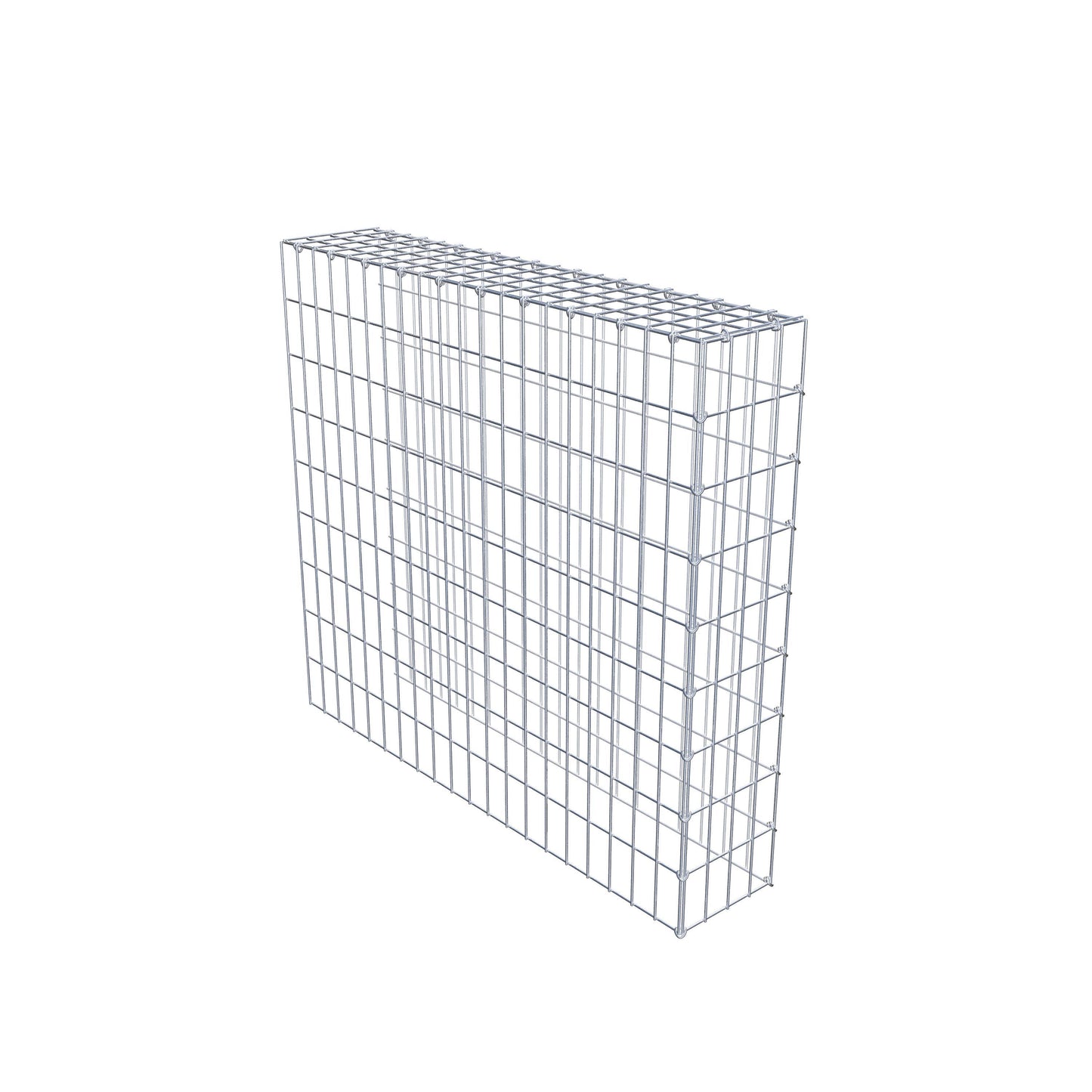 Gavión adicional tipo 4 100 cm x 90 cm x 20 cm (L x A x P), malla 5 cm x 10 cm, anillo en C
