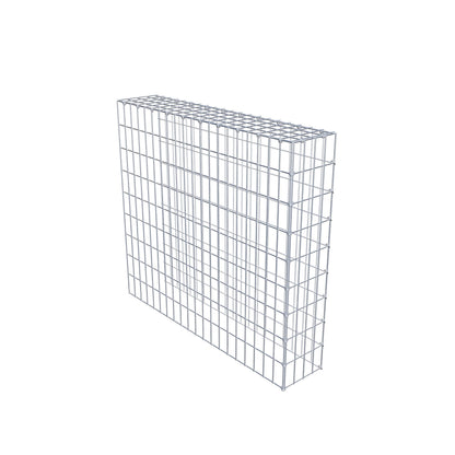 Gavión adicional tipo 4 100 cm x 90 cm x 20 cm (L x A x P), malla 5 cm x 10 cm, anillo en C