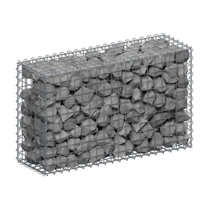 Gabion 100 cm x 60 cm x 30 cm (L x H x D), maskestørrelse 5 cm x 5 cm, spiral
