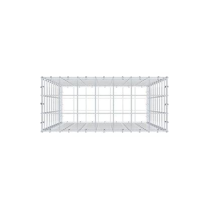 Gabião 100 cm x 70 cm x 30 cm (C x A x P), malhagem 10 cm x 10 cm, anel C