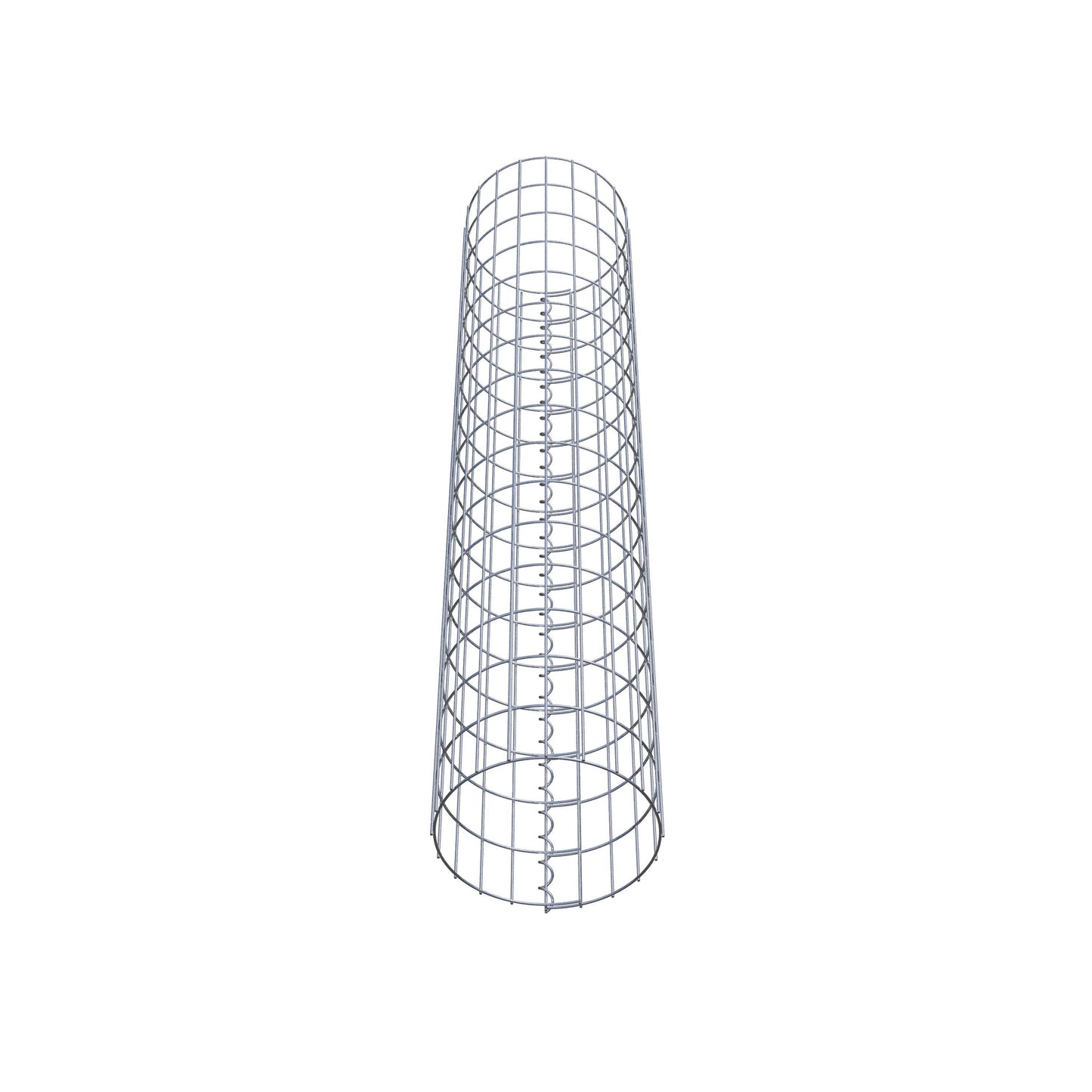 Gabionpelare rund 32 cm diameter, 160 cm höjd, maskstorlek 5 cm x 10 cm