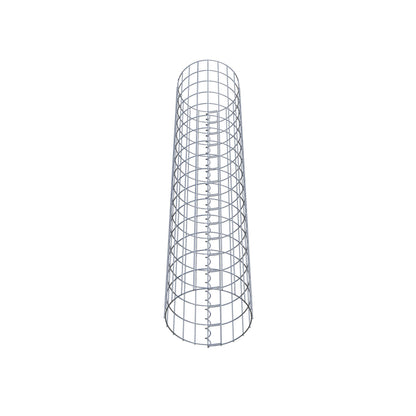 Gabionpelare rund 32 cm diameter, 160 cm höjd, maskstorlek 5 cm x 10 cm