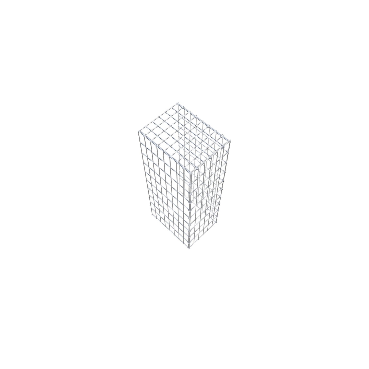 Fourche rapportée type 4 100 cm x 40 cm x 30 cm (L x H x P), mailles 5 cm x 10 cm, anneau C