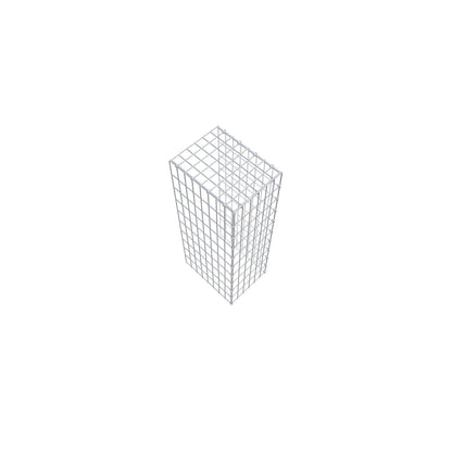 Fourche rapportée type 4 100 cm x 40 cm x 30 cm (L x H x P), mailles 5 cm x 10 cm, anneau C
