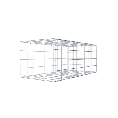 Gavión complementario de tipo 2 100 cm x 40 cm x 50 cm (L x A x P), malla 10 cm x 10 cm, anillo en C