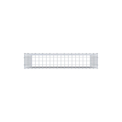 Monteret gabion type 3 100 cm x 80 cm x 20 cm (L x H x D), maskestørrelse 5 cm x 5 cm, C-ring