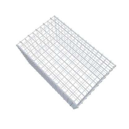 Gabion 80 cm x 50 cm x 50 cm (L x H x D), maskstorlek 5 cm x 5 cm, C-ring
