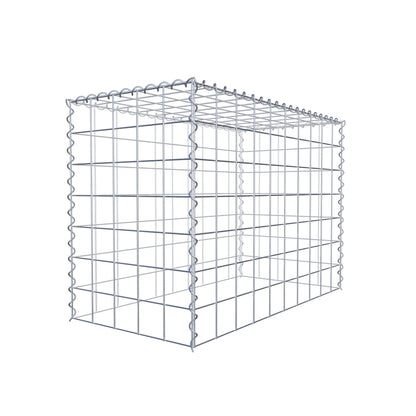 Gavión complementario tipo 3 100 cm x 70 cm x 50 cm (L x A x P), malla 10 cm x 10 cm, espiral
