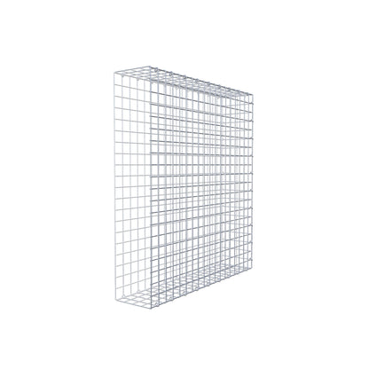 Monteret gabion type 2 100 cm x 90 cm x 20 cm (L x H x D), maskestørrelse 5 cm x 5 cm, C-ring
