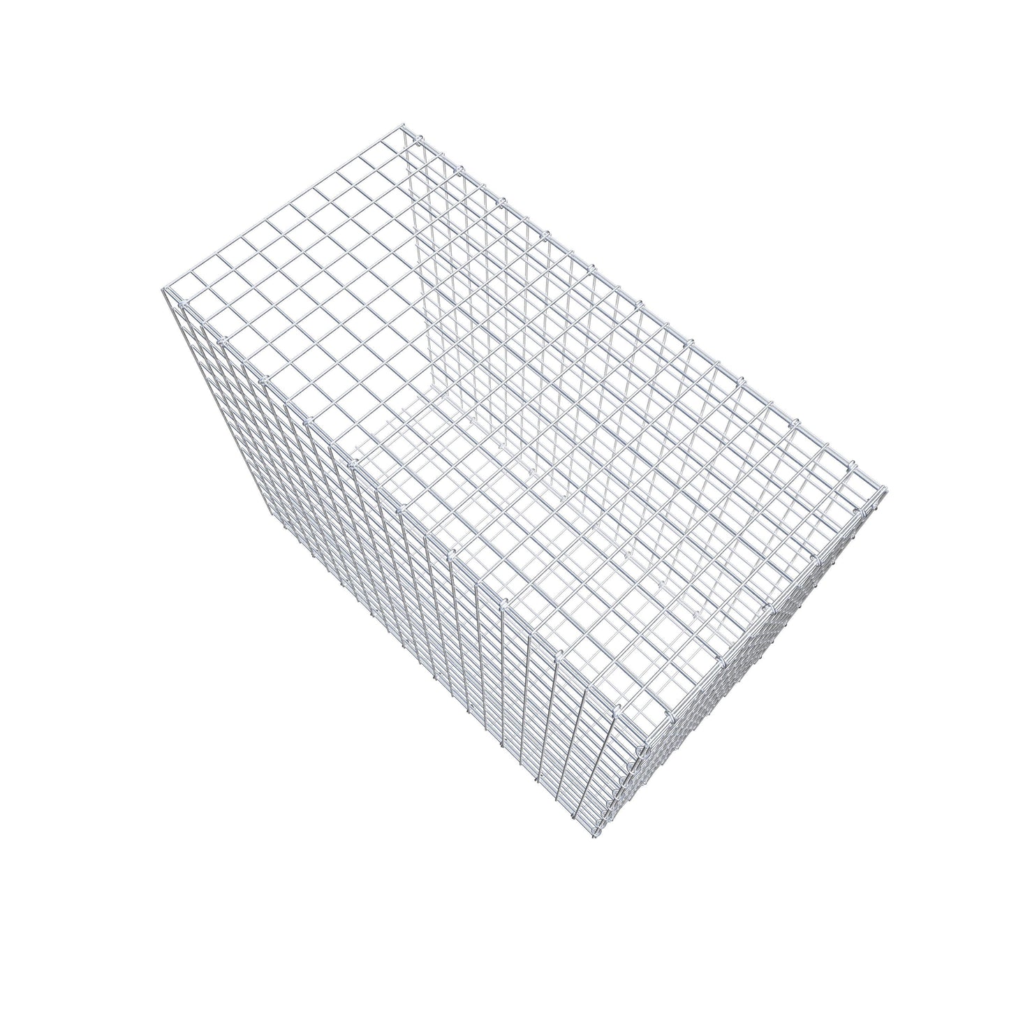 Gavión adicional tipo 2 100 cm x 80 cm x 50 cm (L x A x P), malla 5 cm x 5 cm, anillo en C
