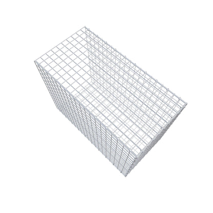 Gavión adicional tipo 2 100 cm x 80 cm x 50 cm (L x A x P), malla 5 cm x 5 cm, anillo en C