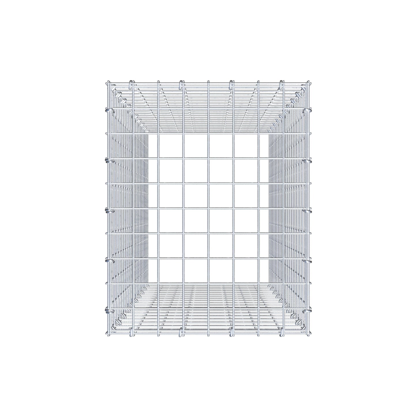 Fourche rapportée type 3 100 cm x 40 cm x 50 cm (L x H x P), mailles 5 cm x 5 cm, anneau C